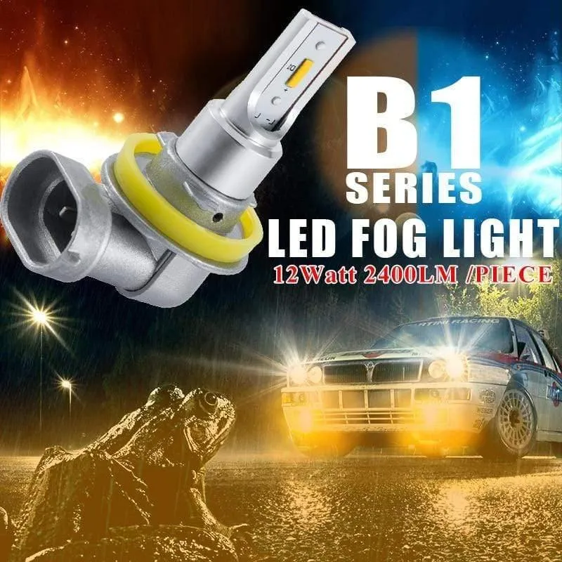 H11 H8 LED Autonebelscheinwerfer H9 H16 9005 9006 2400Lm 6000K Weiß 3000K Gelb 8000K Blau Auto DRL Nebelscheinwerfer 2Pcs