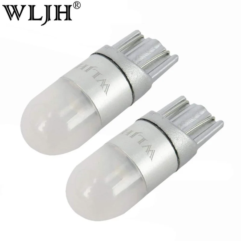 2x 6000K Weißes Autolicht T10 W5W Led-Glühlampe 3030 1SMD Auto-Dome-Leseleuchten Seitenmarkierungs-Standlichtlampen
