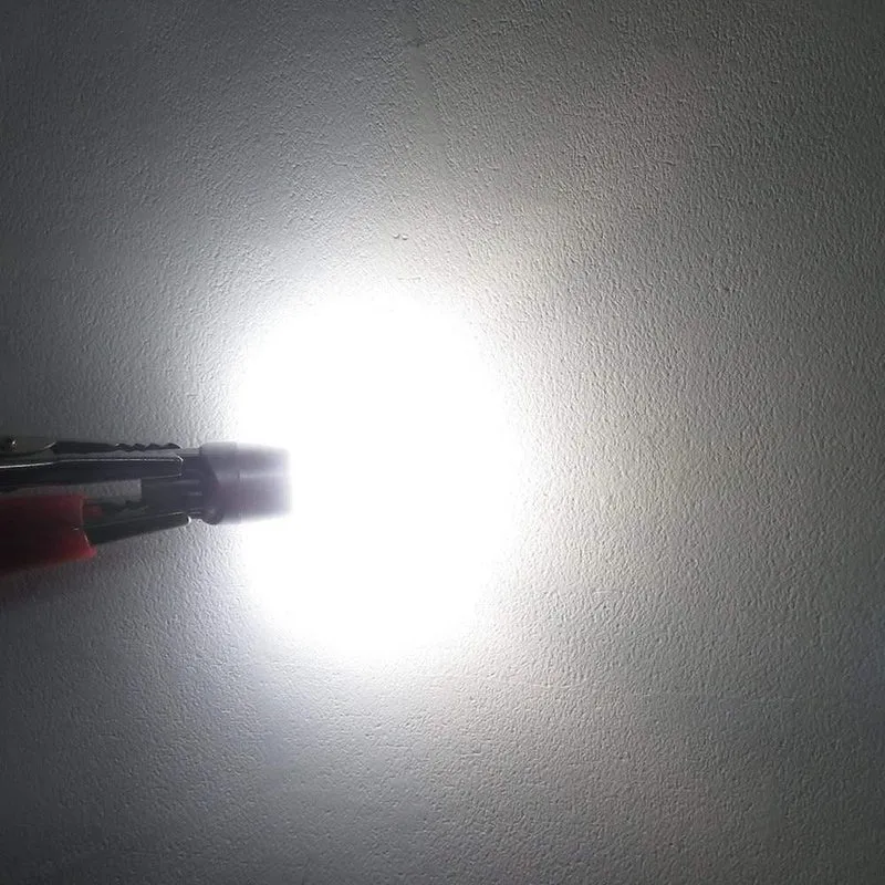 2x 6000K Weißes Autolicht T10 W5W Led-Glühlampe 3030 1SMD Auto-Dome-Leseleuchten Seitenmarkierungs-Standlichtlampen