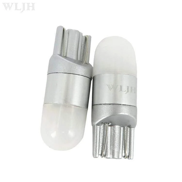 2x 6000K Weißes Autolicht T10 W5W Led-Glühlampe 3030 1SMD Auto-Dome-Leseleuchten Seitenmarkierungs-Standlichtlampen