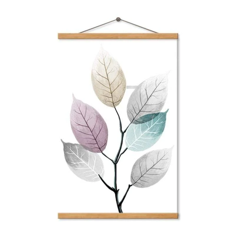 Abstrakte Blätter Leinwand Gemälde Poster Druck Nordic Minimalistische Wand Kunst Bilder Für Wohnzimmer Schlafzimmer Wohnkultur