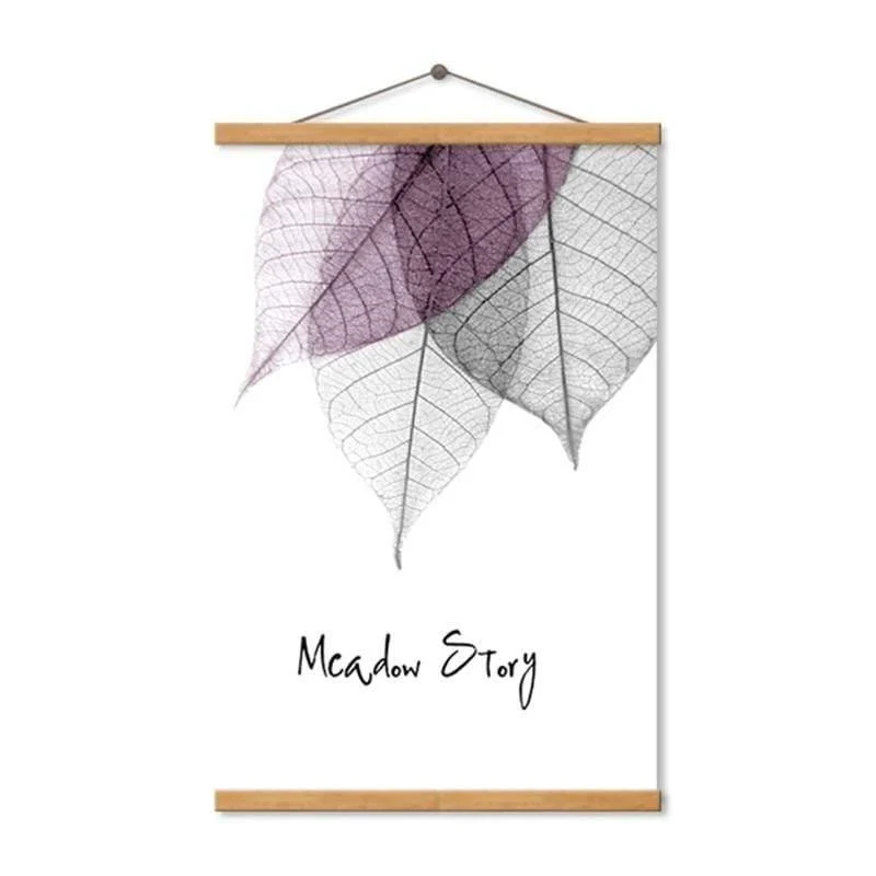Abstrakte Blätter Leinwand Gemälde Poster Druck Nordic Minimalistische Wand Kunst Bilder Für Wohnzimmer Schlafzimmer Wohnkultur