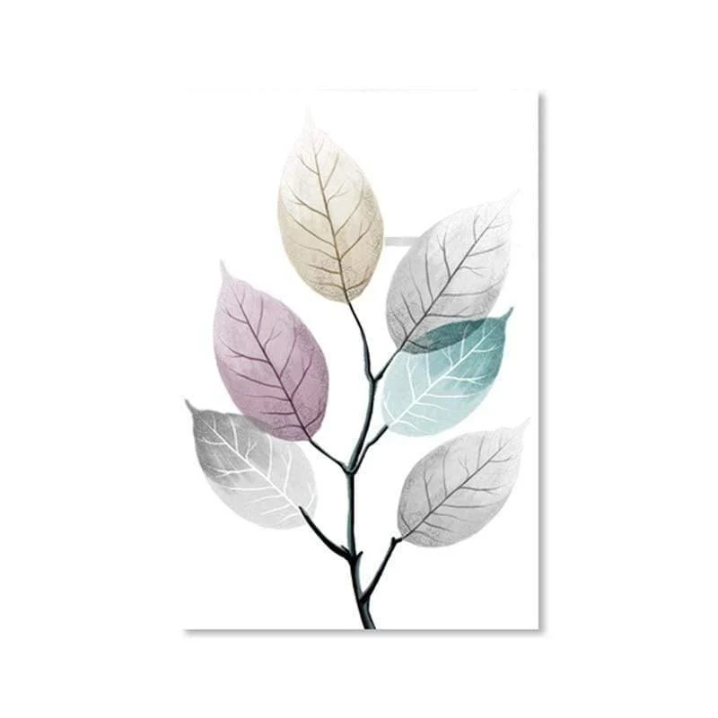 Abstrakte Blätter Leinwand Gemälde Poster Druck Nordic Minimalistische Wand Kunst Bilder Für Wohnzimmer Schlafzimmer Wohnkultur