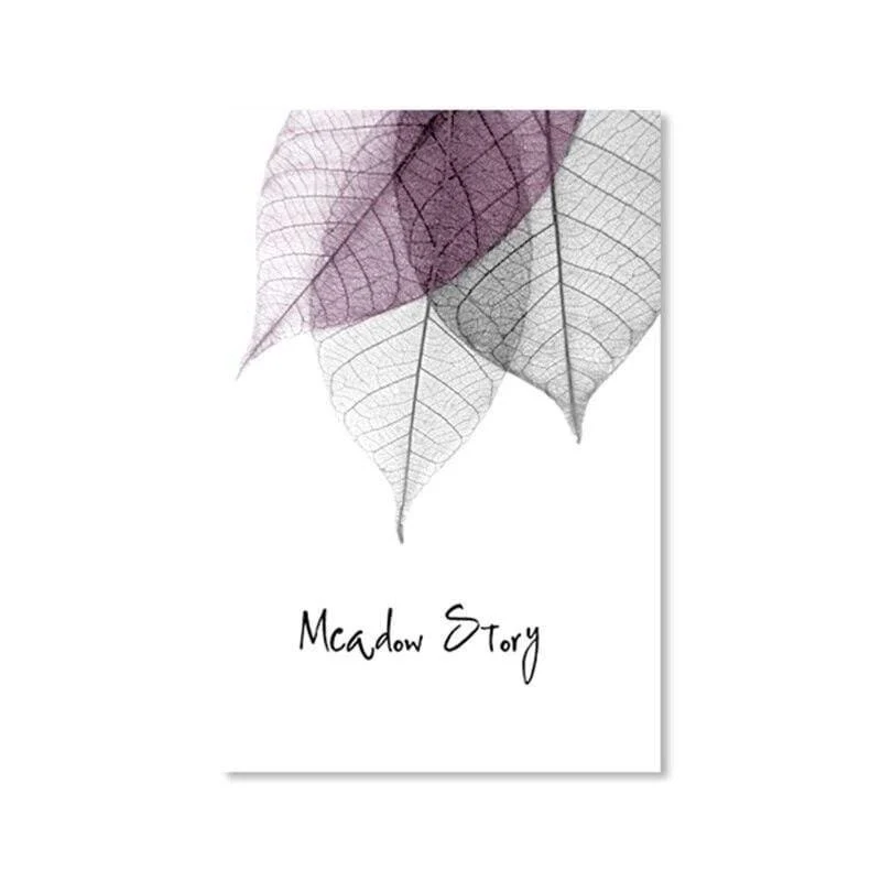 Abstrakte Blätter Leinwand Gemälde Poster Druck Nordic Minimalistische Wand Kunst Bilder Für Wohnzimmer Schlafzimmer Wohnkultur