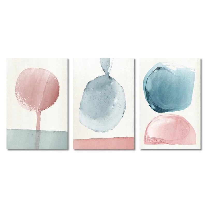 Abstrakte Gemälde an der Wand, Wandkunst, Pastell-Poster und Drucke, minimalistische Leinwandmalerei, Dekoration, Bilder, Kunst-Dekor