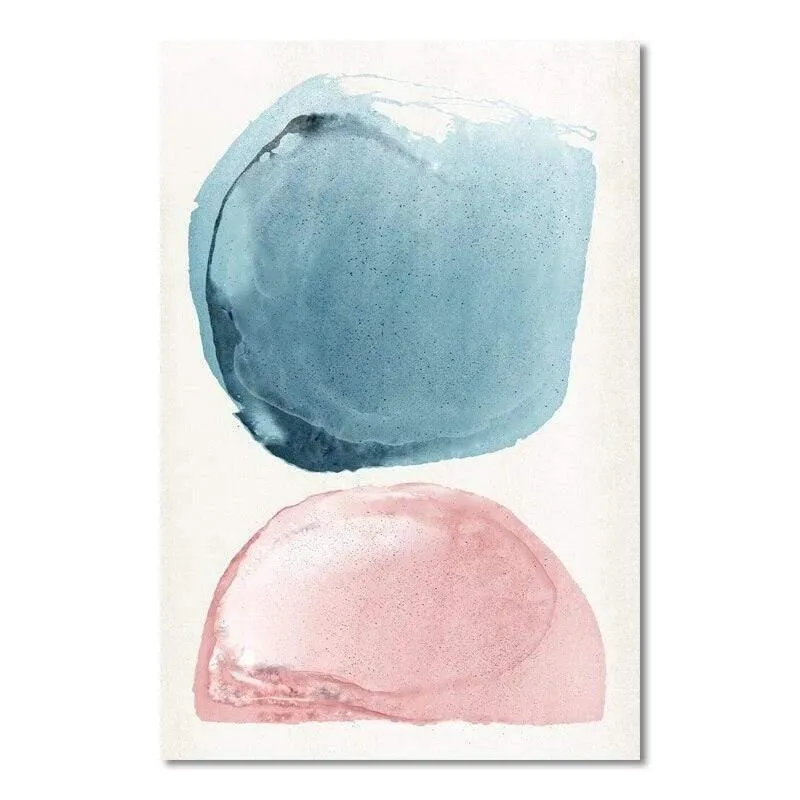 Abstrakte Gemälde an der Wand, Wandkunst, Pastell-Poster und Drucke, minimalistische Leinwandmalerei, Dekoration, Bilder, Kunst-Dekor