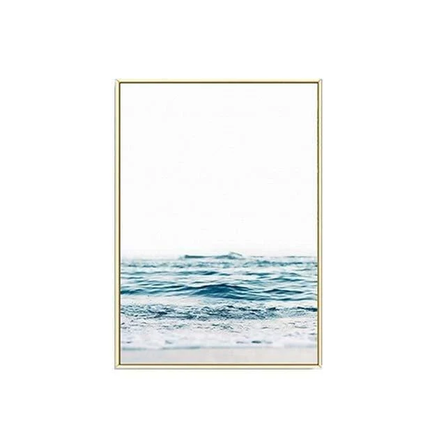 Leinwand Malerei Free Seagull Waves Beach Art Poster Wohnzimmer Dekor Seabirds Wall