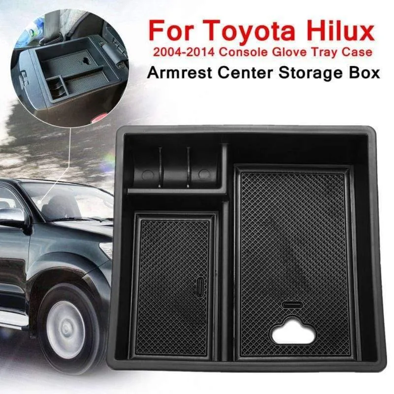 Tablett Armlehne Center Storage Box Für Toyota Hilux 2004-2014 Innen Zubehör Auto-styling