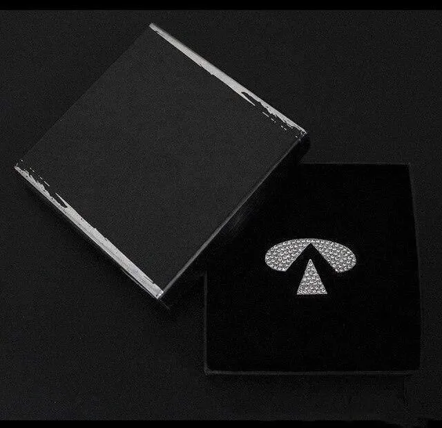 Auto lenkrad logo diamant aufkleber für honda toyota lexus mazda hyundai volvo innendekoration aufkleber auto zubehör