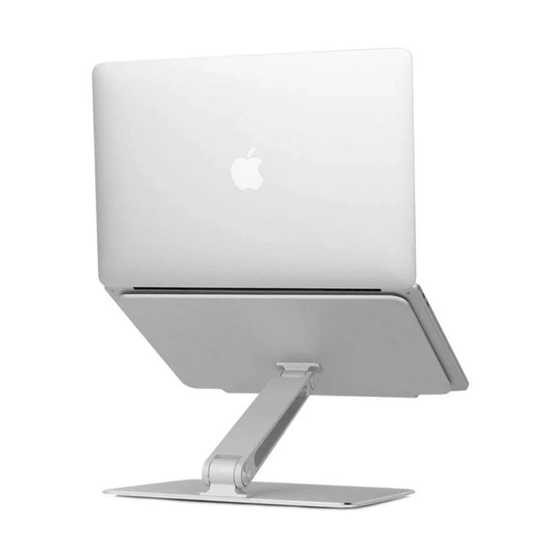 Notebook-Ständer, verstellbarer Winkel, Aluminiumlegierung, freier Hub, Laptop-Höhenhalter für MacBook, Dell, HP, iPad Pro 7–17 Zoll