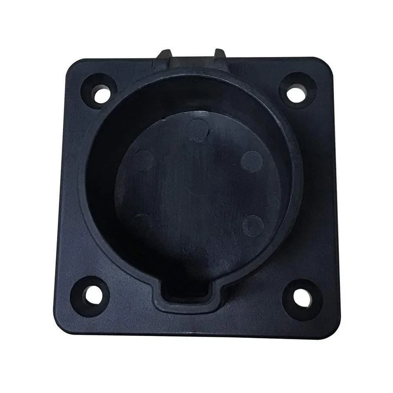 Zubehör für EV-Ladestationen SAE J1772 Type1 IEC 62196 Type2 AC-Blindsteckdosenhalter Für Elektrofahrzeuge mit EV-Ladestation