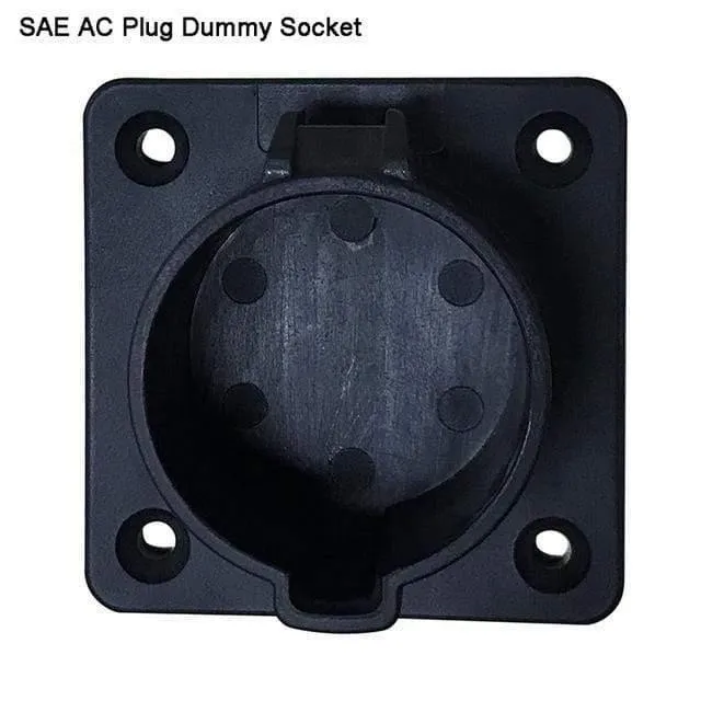 Zubehör für EV-Ladestationen SAE J1772 Type1 IEC 62196 Type2 AC-Blindsteckdosenhalter Für Elektrofahrzeuge mit EV-Ladestation