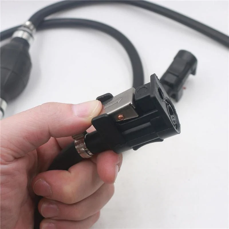 8mm Gummi Kraftstoff Pumpe Kraftstoff Linie Schlauch Außenbordmotor Benzin Tank Anschlüsse Kit Moteur Bateau Für Auto Boot Marine