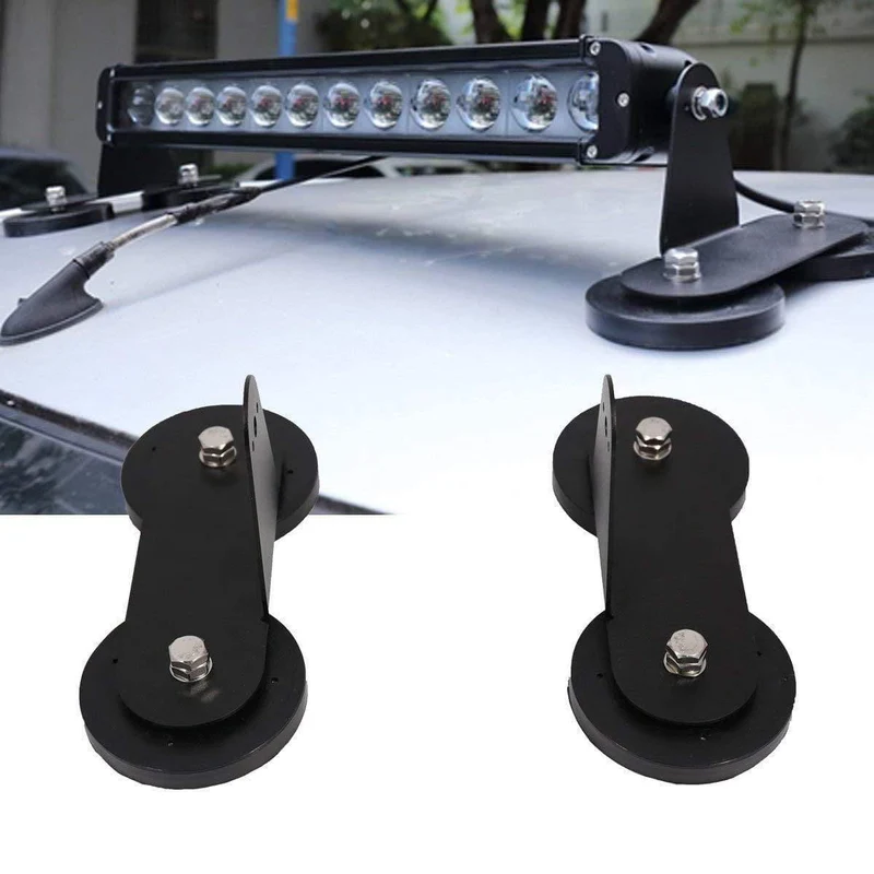 1 Paar Starke Magnethalterung Halter Basis Dach LED Lichtleiste Für Auto SUV