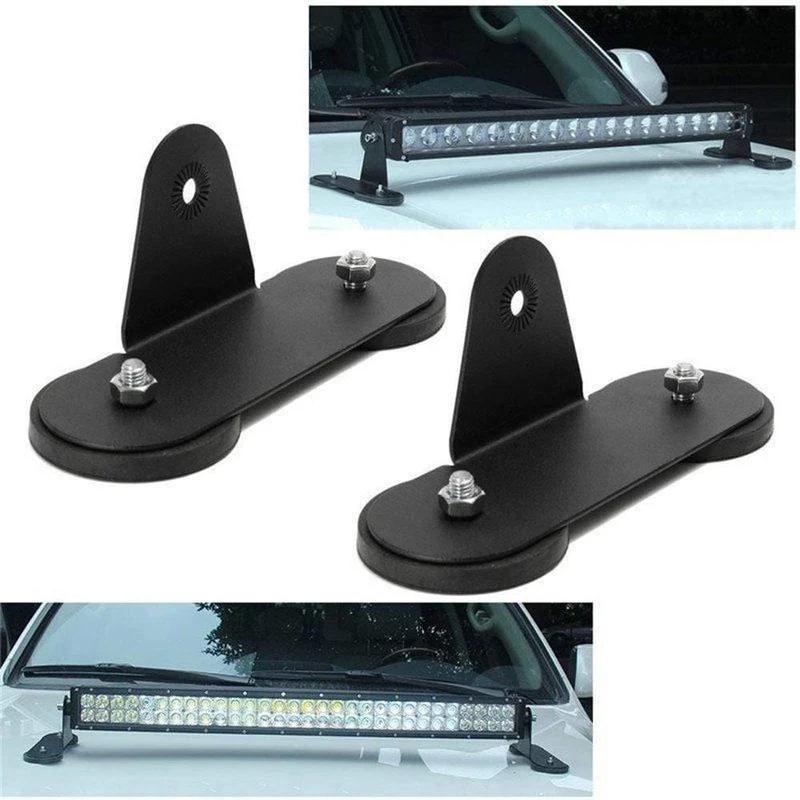 1 Paar Starke Magnethalterung Halter Basis Dach LED Lichtleiste Für Auto SUV