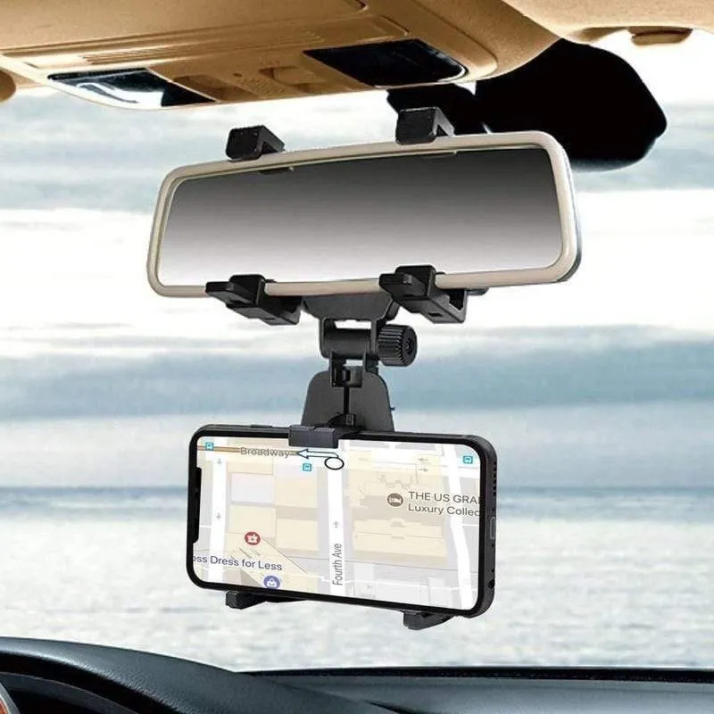 Universal Auto Auto Rückspiegel Halterung Ständer Halter Cradle für Handy GPS
