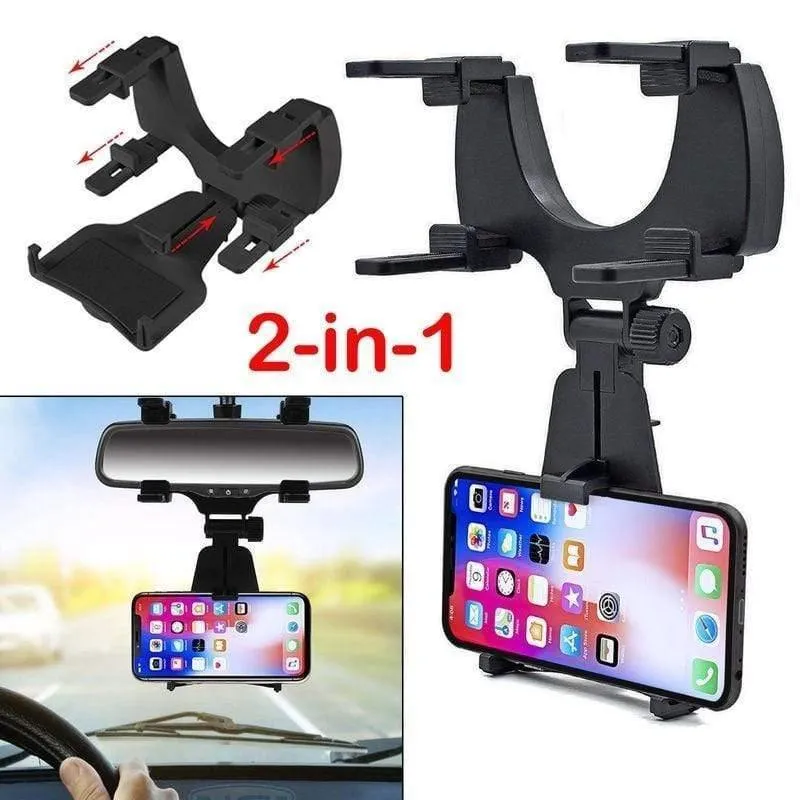 Universal Auto Auto Rückspiegel Halterung Ständer Halter Cradle für Handy GPS
