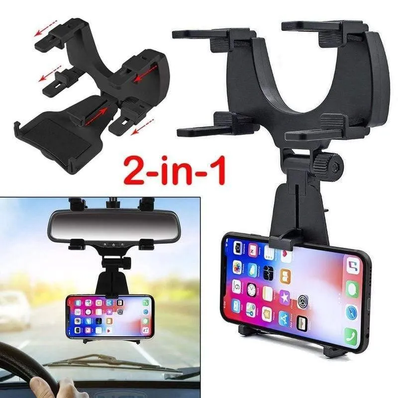 Universal Auto Auto Rückspiegel Halterung Ständer Halter Cradle für Handy GPS