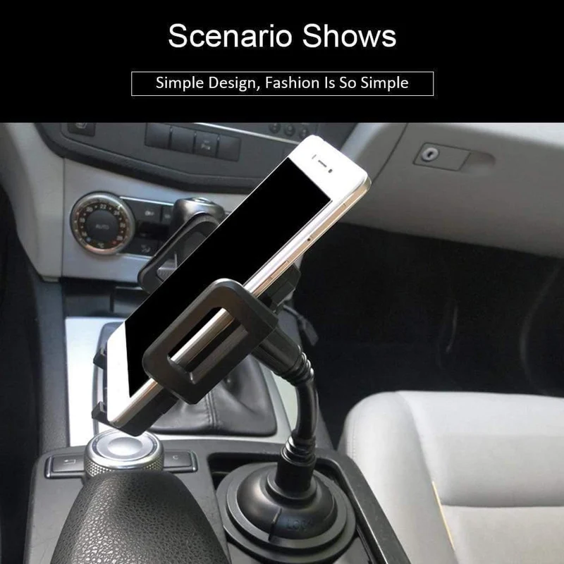 Universal Auto Getränkehalter Ständer für Telefon Einstellbare Getränkeflaschenhalter Halterung Unterstützung für Smartphone-Handy-Zubehör