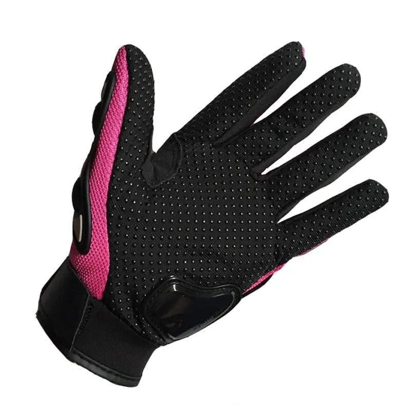 KTMGP Knight Vollfinger kleine Größe S rosa orange schwarz Damen Motorradhandschuhe Moto Mujer Luva Moto Race Weiblich Touchscreen Gl