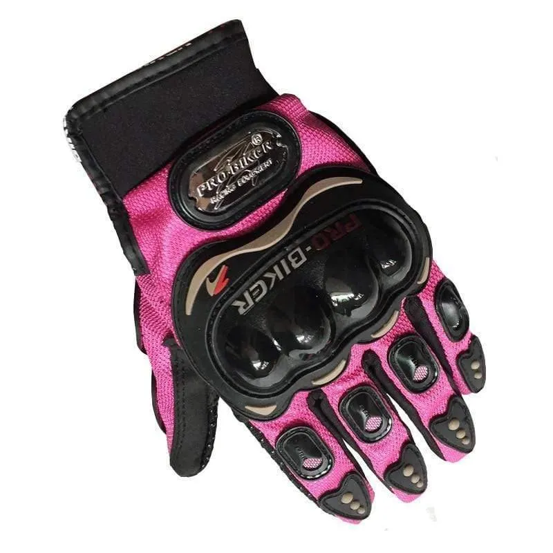 KTMGP Knight Vollfinger kleine Größe S rosa orange schwarz Damen Motorradhandschuhe Moto Mujer Luva Moto Race Weiblich Touchscreen Gl