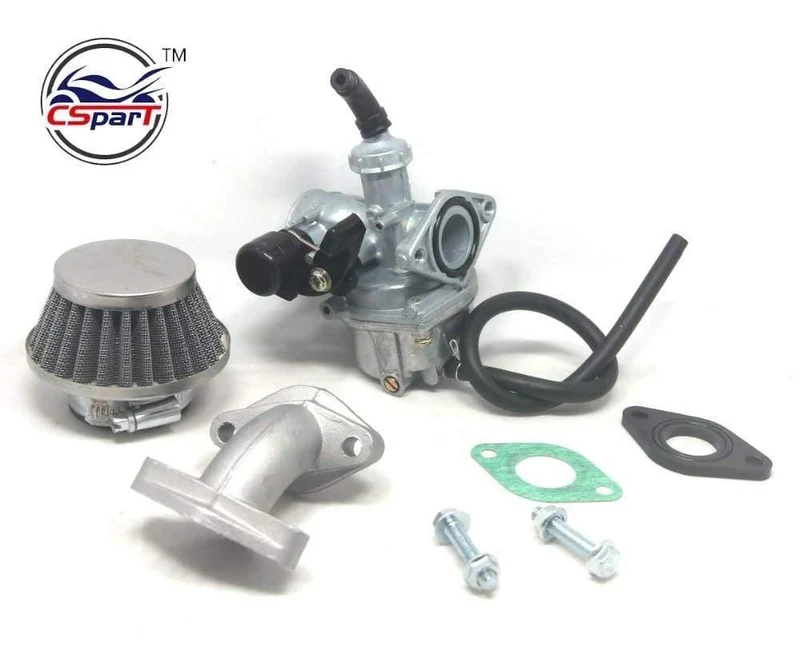 PZ19 19mm Handdrossel Vergaser Einlassrohr Luftfilter Kraftstofffilter 50cc 70cc 90cc 110cc 125cc Quad ATV Taotao Sunl newoke