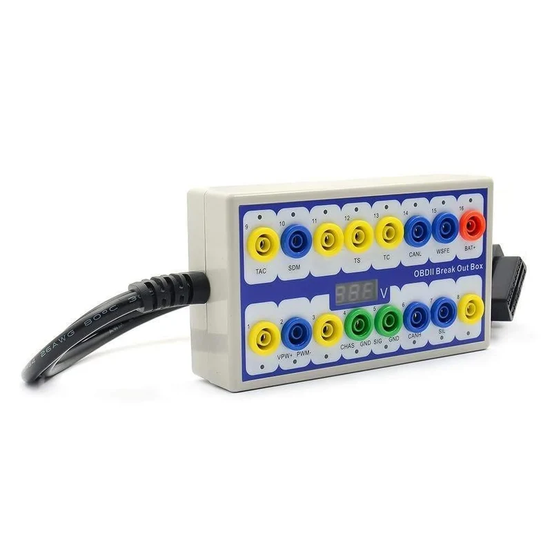 OBDII Protokoll Detektor Auto OBD Breakout Box Breakout Tool OBD2 Pin Out BOX