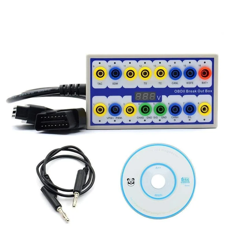 OBDII Protokoll Detektor Auto OBD Breakout Box Breakout Tool OBD2 Pin Out BOX