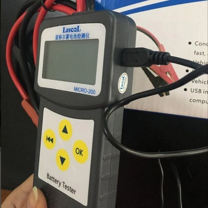 Micro200 DiagnosetoolsAuto Autobatterie-Tools Autofabrik für Autos CCA100-2000 Batterietester Autotester-Tools