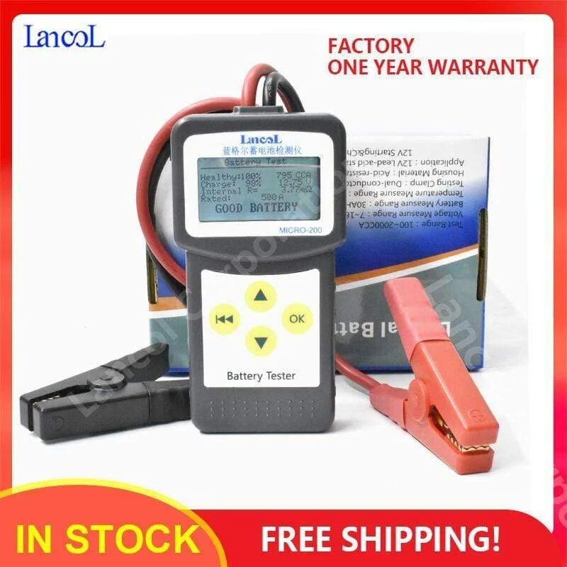 Micro200 DiagnosetoolsAuto Autobatterie-Tools Autofabrik für Autos CCA100-2000 Batterietester Autotester-Tools