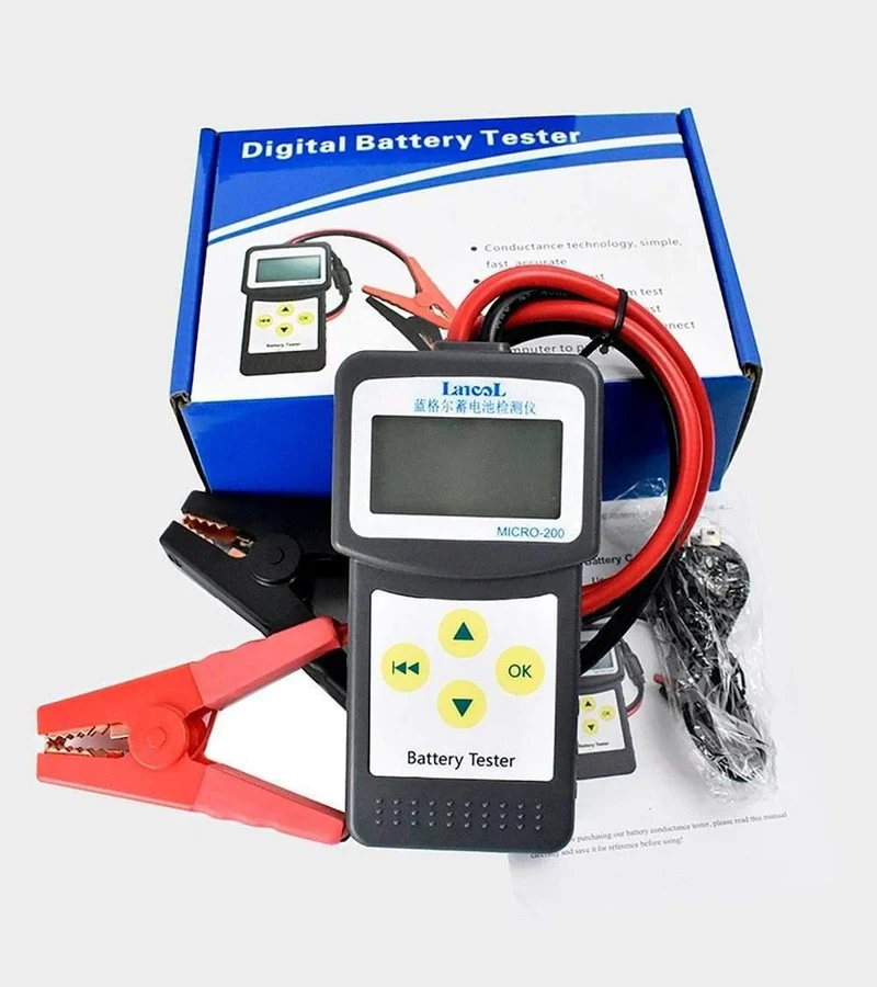 Micro200 DiagnosetoolsAuto Autobatterie-Tools Autofabrik für Autos CCA100-2000 Batterietester Autotester-Tools