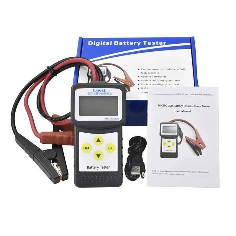 Micro200 DiagnosetoolsAuto Autobatterie-Tools Autofabrik für Autos CCA100-2000 Batterietester Autotester-Tools
