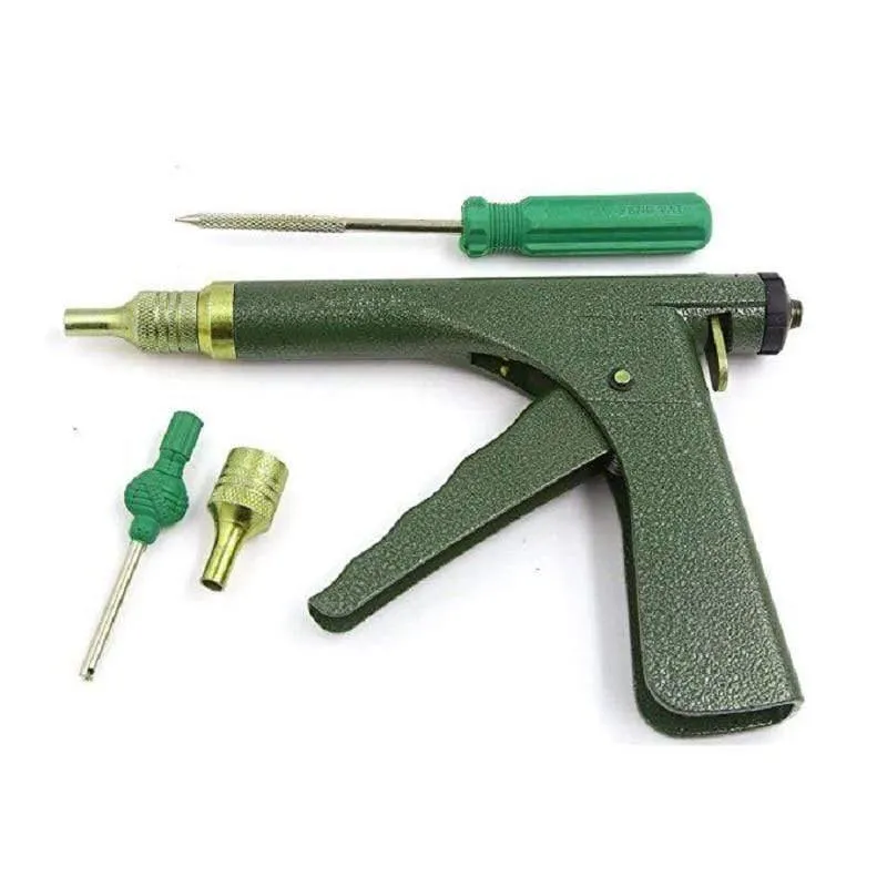 Vakuum-Reifenreparaturpistolen-Kit Motorrad Elektrofahrrad Vakuum-Reifenreparatur-Tools Pannenstopfen-Reparaturblock Luftleck-Kit