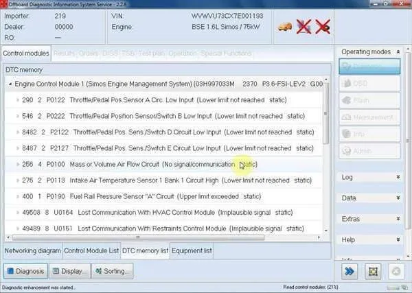 Diagnosewerkzeug VAS 5054A V19 ODIS 4.3.3 mit OKI Funktion vas5054 vas5054a Bluetooth vas5054a Freies Verschiffen