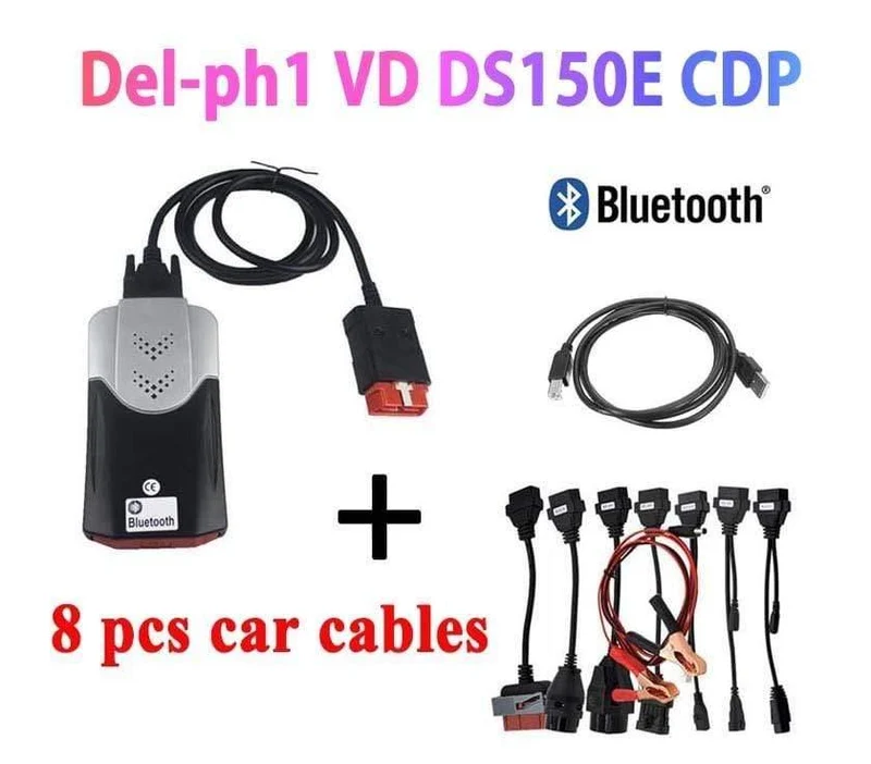 VCI vd ds150e cdp pro plus 2016.r0 mit keygen für delphis obd2 diagnose reparatur werkzeug led 3in1 Scanner für autos lkw