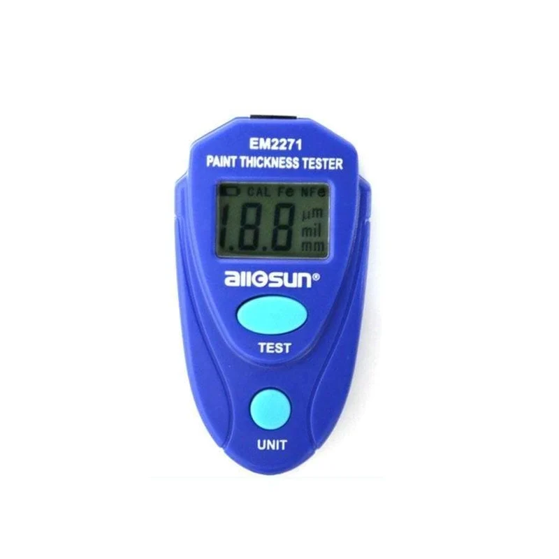 EM2271 Digital LCD Beschichtung Dicke Gauge Auto Malerei Dicke Tester Farbe Dicke Meter DIY Instrument
