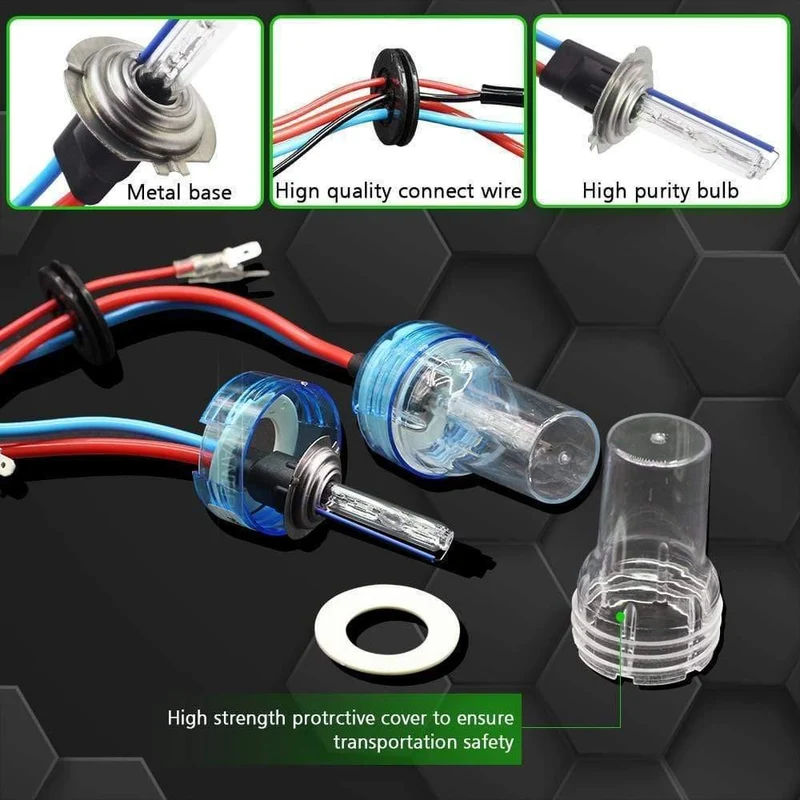 55W Auto Xenon Licht HID Kit Slim Ballast AC Birne Scheinwerfer Nebelscheinwerfer H1 H7 H8 H11 9005 HB3 3000K 4300K 6000K 8000K 12V