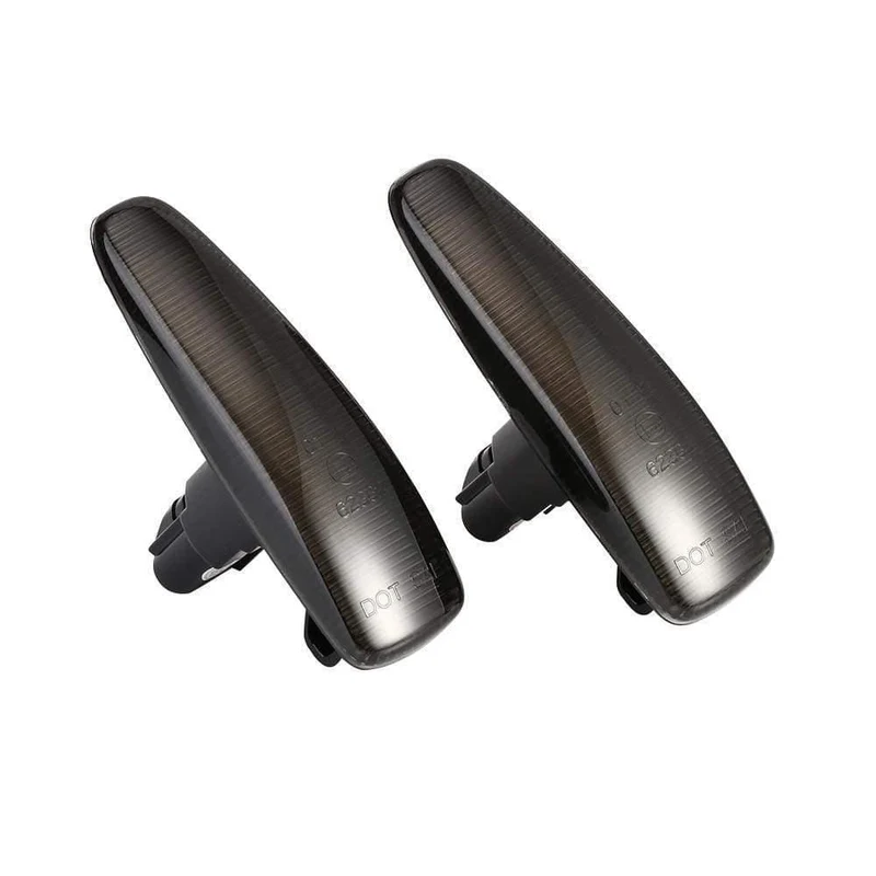 2-Teile Gelb Dynamisches LED-Fender-Seitenmarkierungs-Blinklicht Gelb 8351A001 Für Mistubish Lancer EVO X LED-Rauchlicht