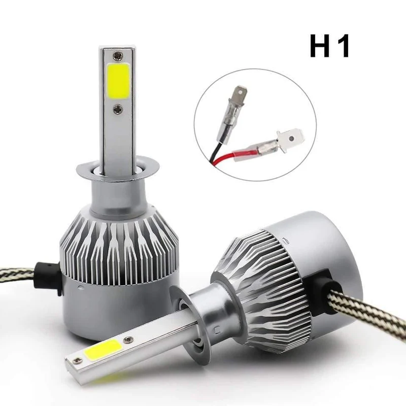 C6 H1 H3 Led-scheinwerfer Hulbs H7 LED-autoscheinwerfer H4 880 H11 HB3 9005 HB4 9006 H13 6000W 72V 12V 24LM Autoscheinwerfer