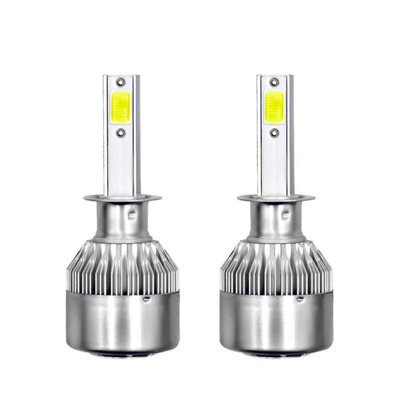 C6 H1 H3 Led-scheinwerfer Hulbs H7 LED-autoscheinwerfer H4 880 H11 HB3 9005 HB4 9006 H13 6000W 72V 12V 24LM Autoscheinwerfer
