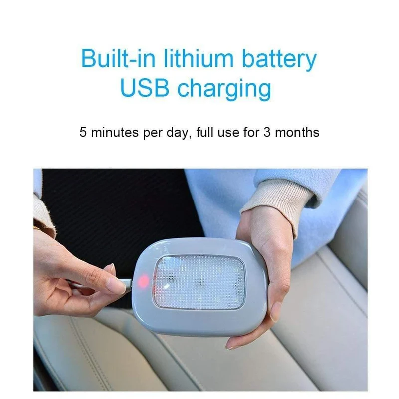 Auto LED USB Lademagnet Kofferraum Tag Kuppel Gepäck Lichter Fach Lesen Innen Lampe Universal 1Pcs