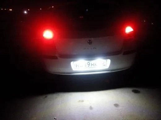2x LED Kennzeichenbeleuchtung für Renault Megane 4 IV Fastback Canbus