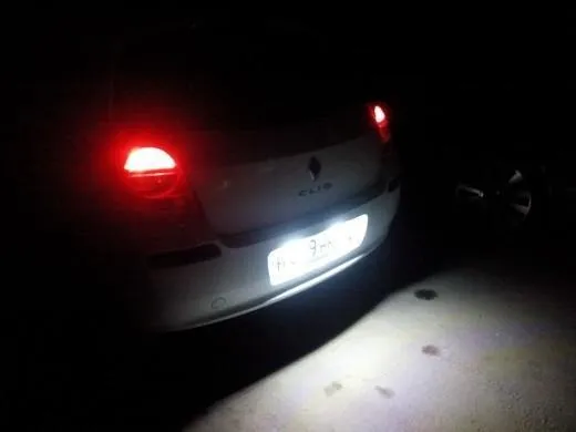 2x LED Kennzeichenbeleuchtung für Renault Megane 4 IV Fastback Canbus