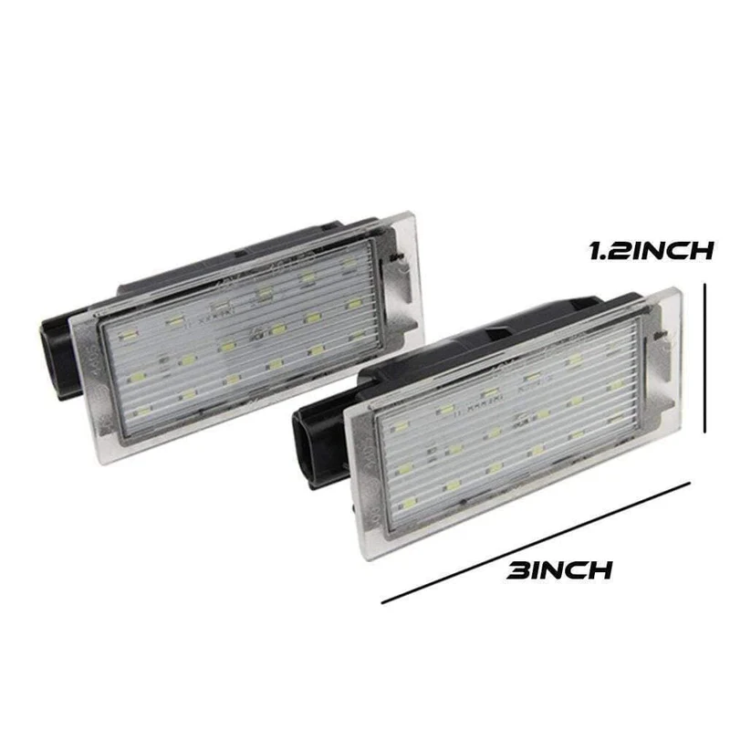 2x LED Kennzeichenbeleuchtung für Renault Megane 4 IV Fastback Canbus