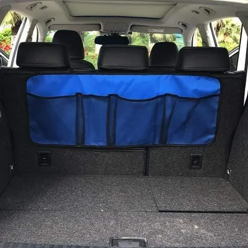 Auto Hinten Sitz Zurück Lagerung Tasche Multi Hängende Netze Tasche Trunk Bag Organizer Auto Verstauen Aufräumen Innen Zubehör Liefert