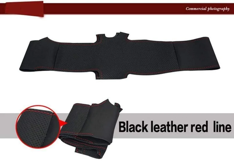 Schwarze Kunstleder-Lenkradabdeckung für Opel Zafira A 1999-2005 Buick Sail Opel Astra GH 1998-2007 Radabdeckung