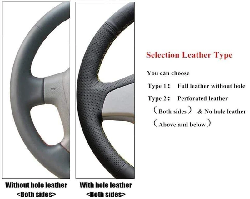 Schwarze Kunstleder-Lenkradabdeckung für Opel Zafira A 1999-2005 Buick Sail Opel Astra GH 1998-2007 Radabdeckung