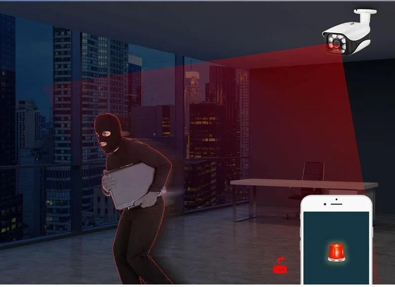 Outdoor-Kamera CCTV-Videoüberwachungsset Home Security Camera System App anzeigen