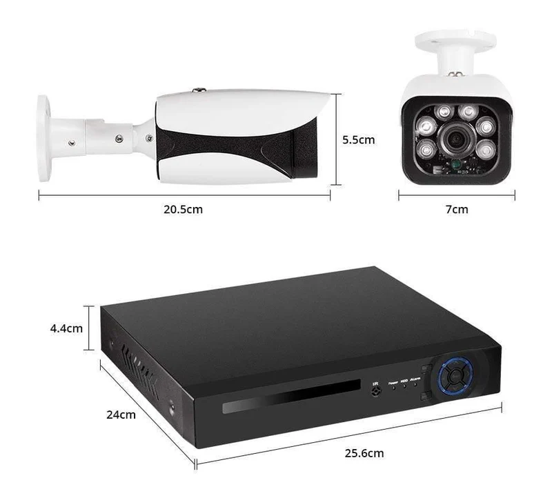 Outdoor-Kamera CCTV-Videoüberwachungsset Home Security Camera System App anzeigen