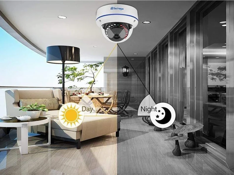 Kit Überwachungskamerasystem 2.0MP HD Dome CCTV POE Kamera IR Nachtsicht Videoüberwachungsset